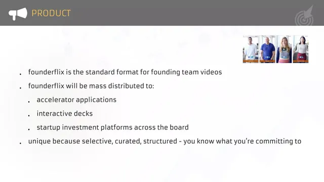 Product / solution slide 6 from Founderflix