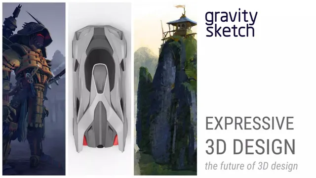 Gravity Sketch pitch deck cover