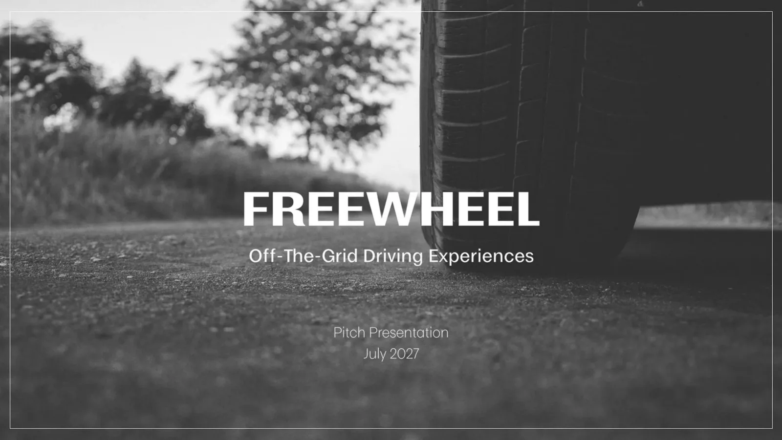 FREEWHEEL pitch deck slide