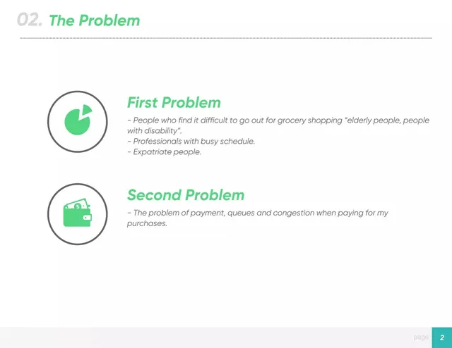 Problem slide 3 from Freshmart