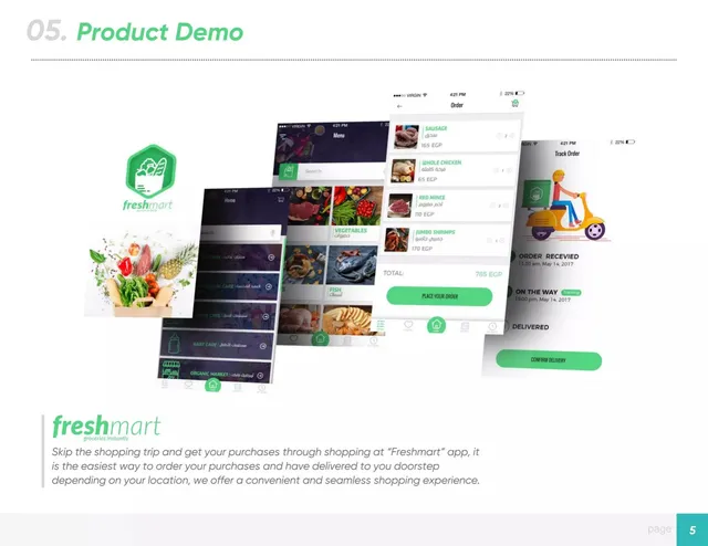 Product / solution slide 6 from Freshmart
