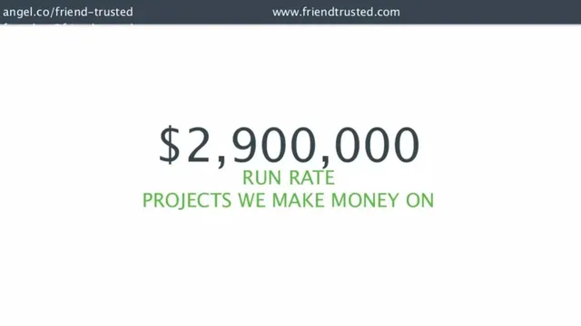 Financials slide 2 from Friend Trusted