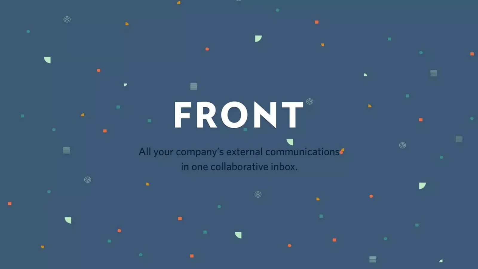 Front pitch deck slide