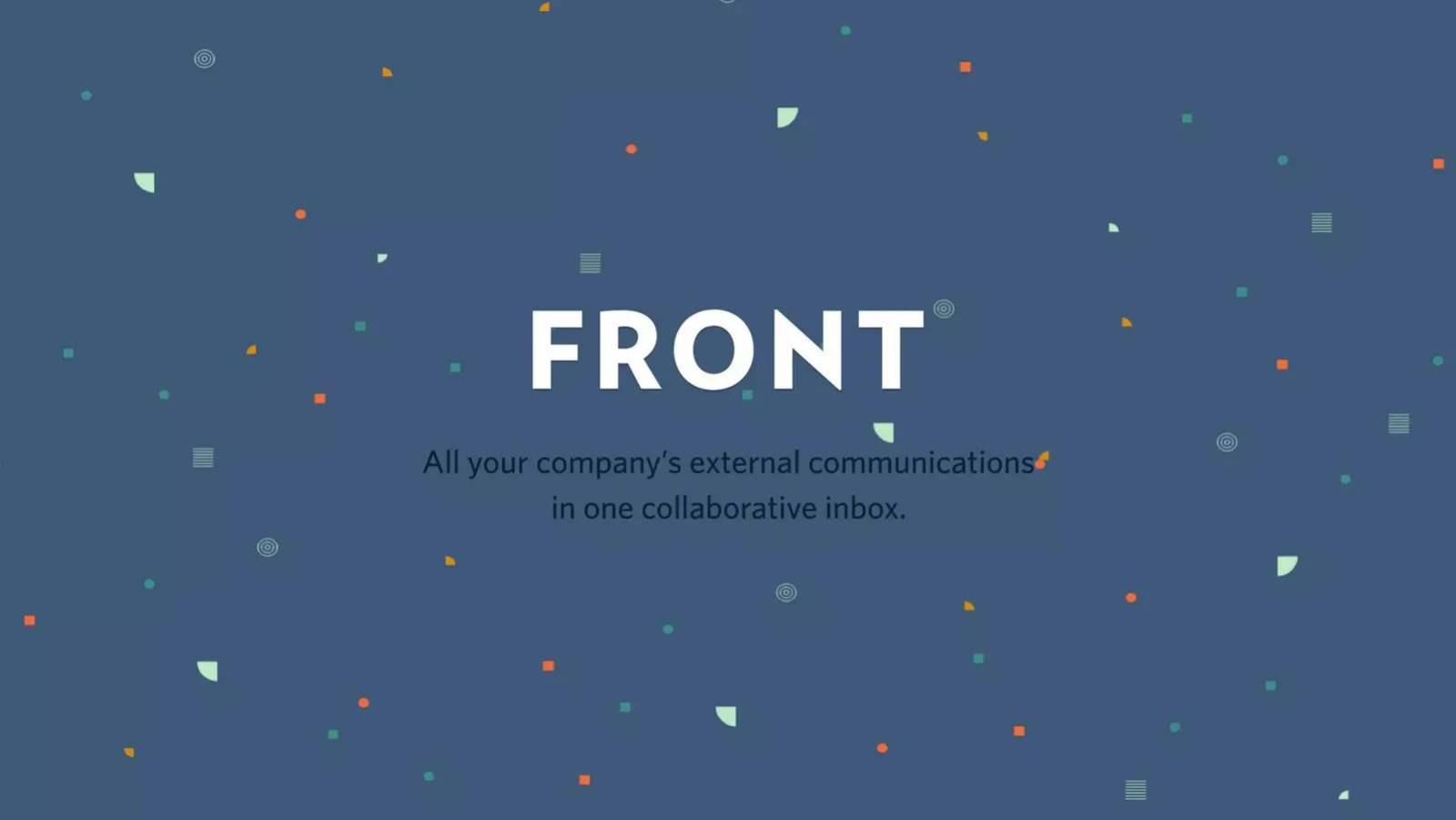 Front pitch deck slide
