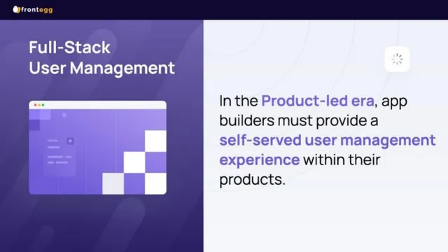 Problem slide 2 from Frontegg