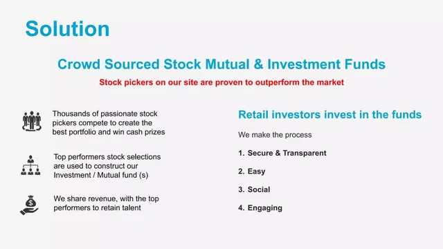 Product / solution slide 4 from Ftf (Follow That Fund)