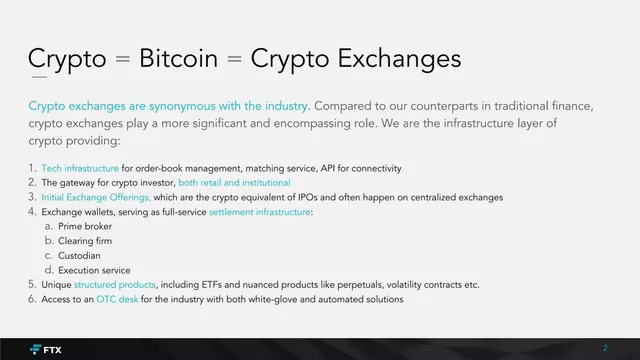 Product / solution slide 3 from FTX