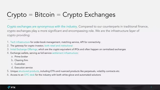 Product / solution slide 3 from FTX Trading