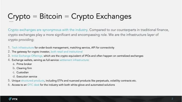 Market analysis / overview slide 3 from FTX