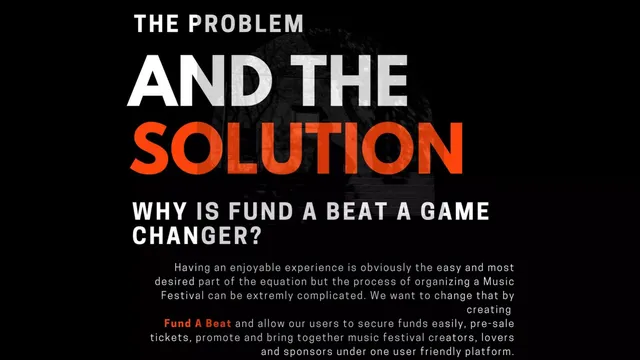 Product / solution slide 3 from Fund A Beat