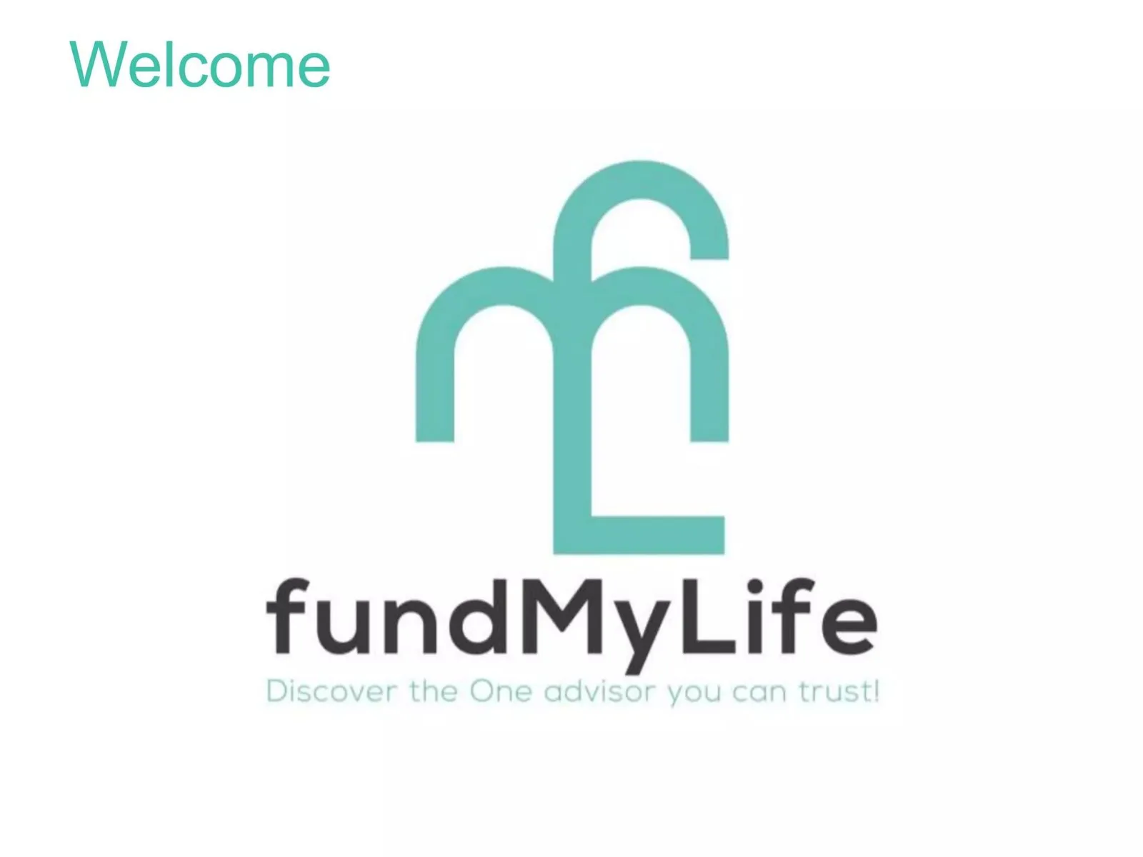 fundMyLife pitch deck slide