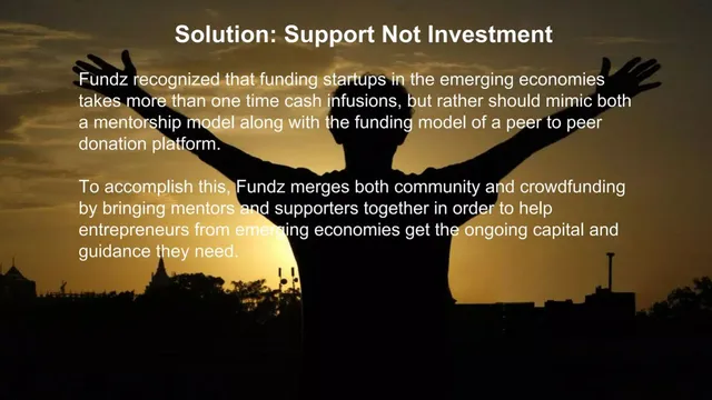 Product / solution slide 3 from Fundz