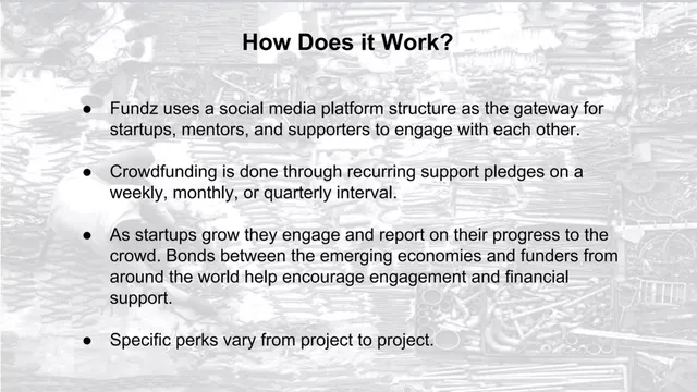 Product / solution slide 5 from Fundz