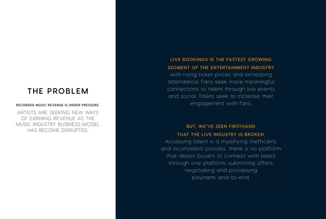 Problem slide 6 from Fyre Festival