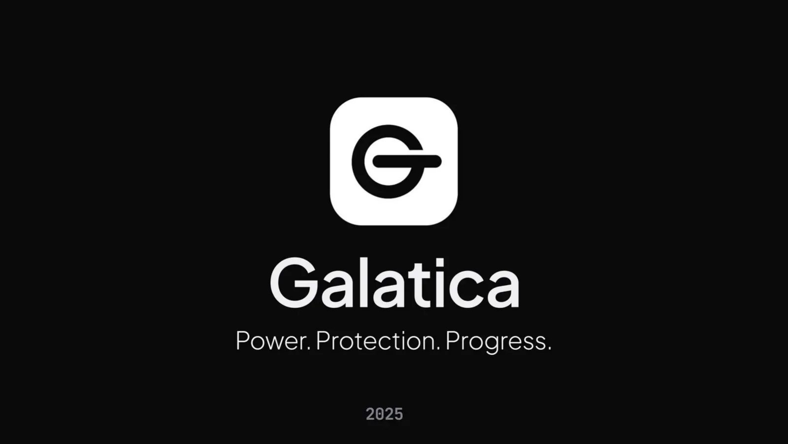Galatica Smart Energy Infrastructure pitch deck slide