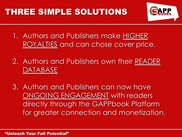 Business model / revenue streams slide 10 from GAPPbooks