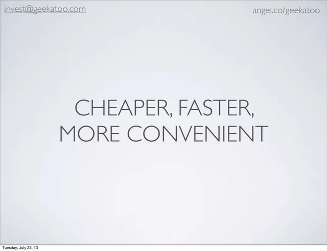 Product / solution slide 4 from Geekatoo