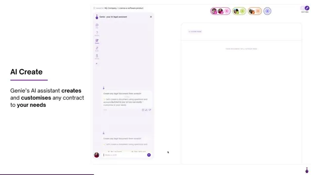 Product / solution slide 5 from Genie AI