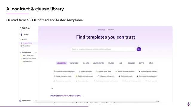 Product / solution slide 7 from Genie AI