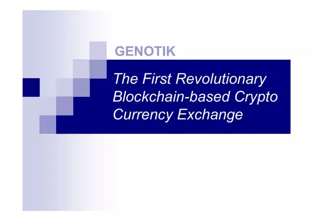 Genotik pitch deck cover