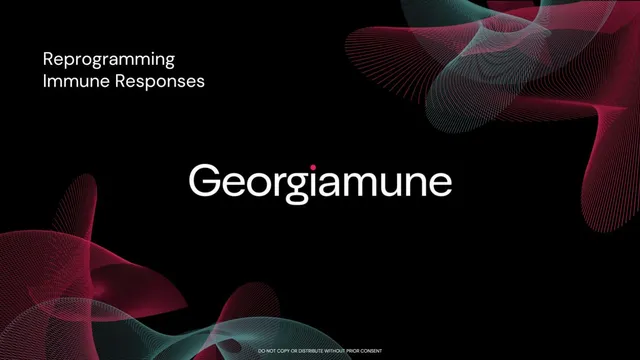 Georgiamune pitch deck cover