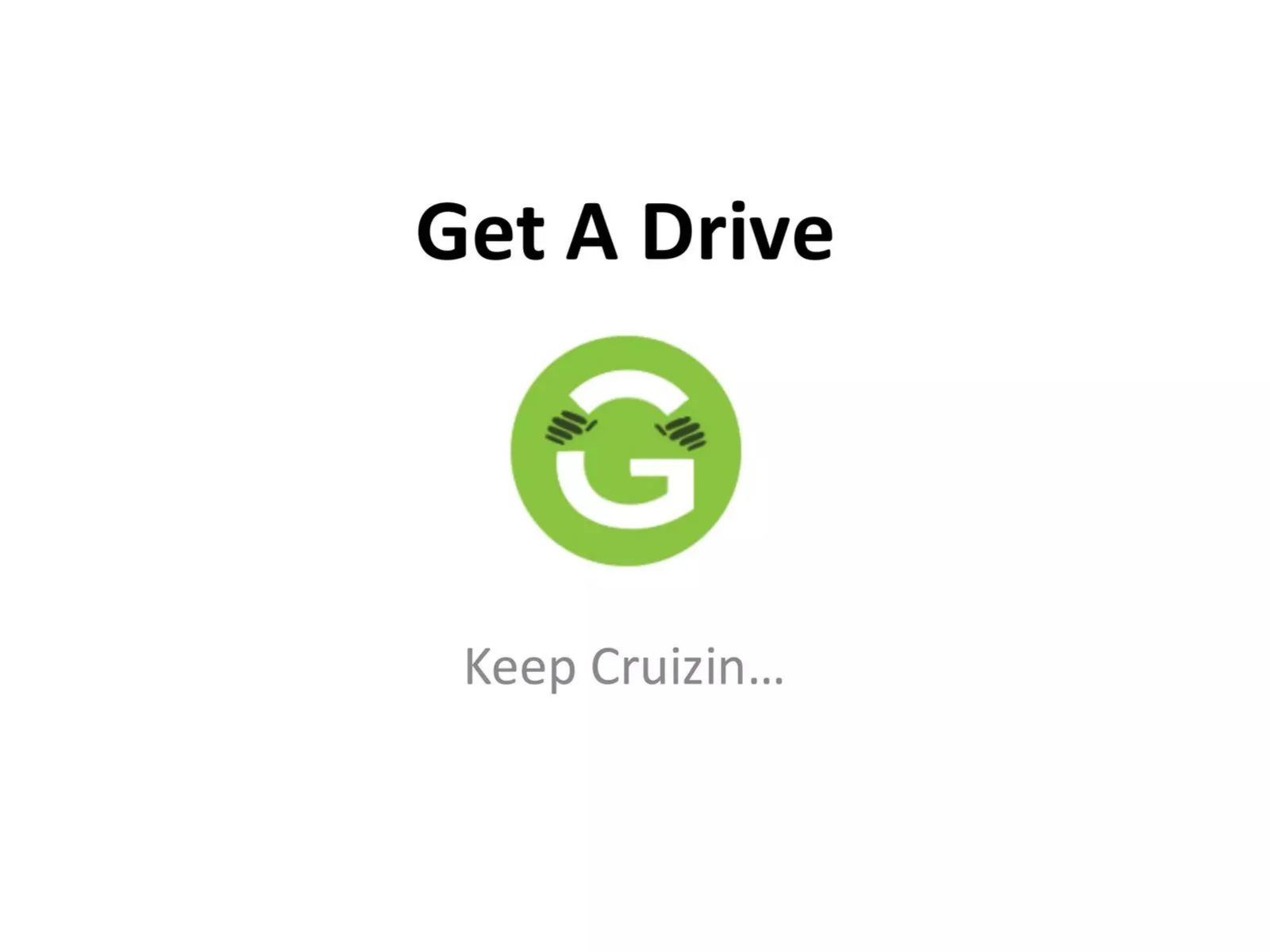 Get A Drive pitch deck slide