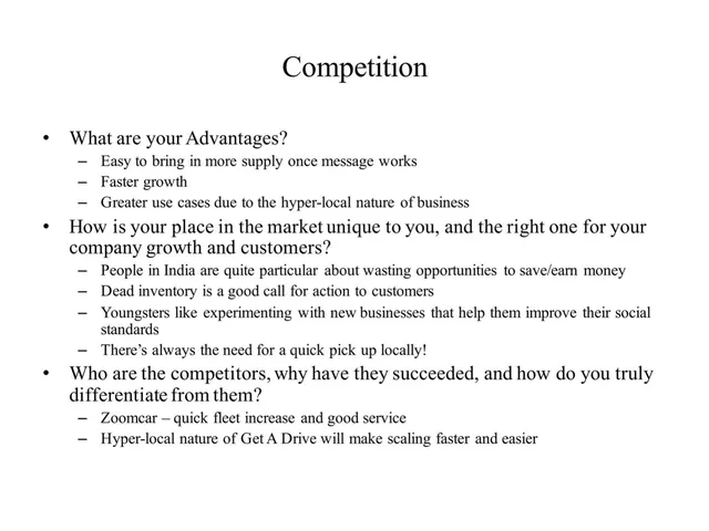 Competitors slide 10 from Get A Drive