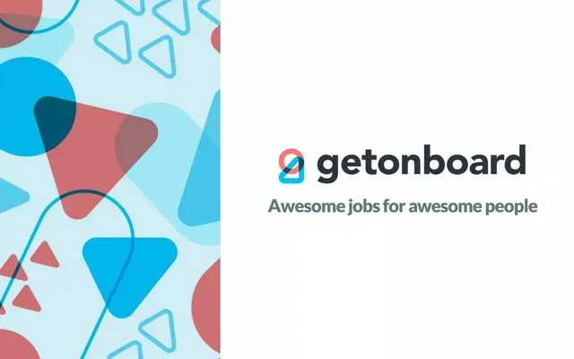Get on Board pitch deck cover