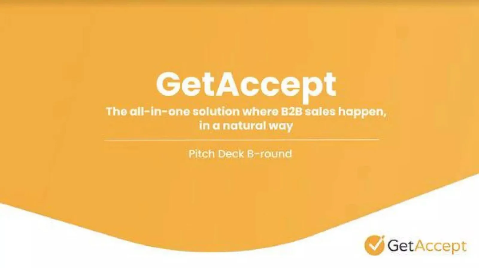 GetAccept pitch deck slide