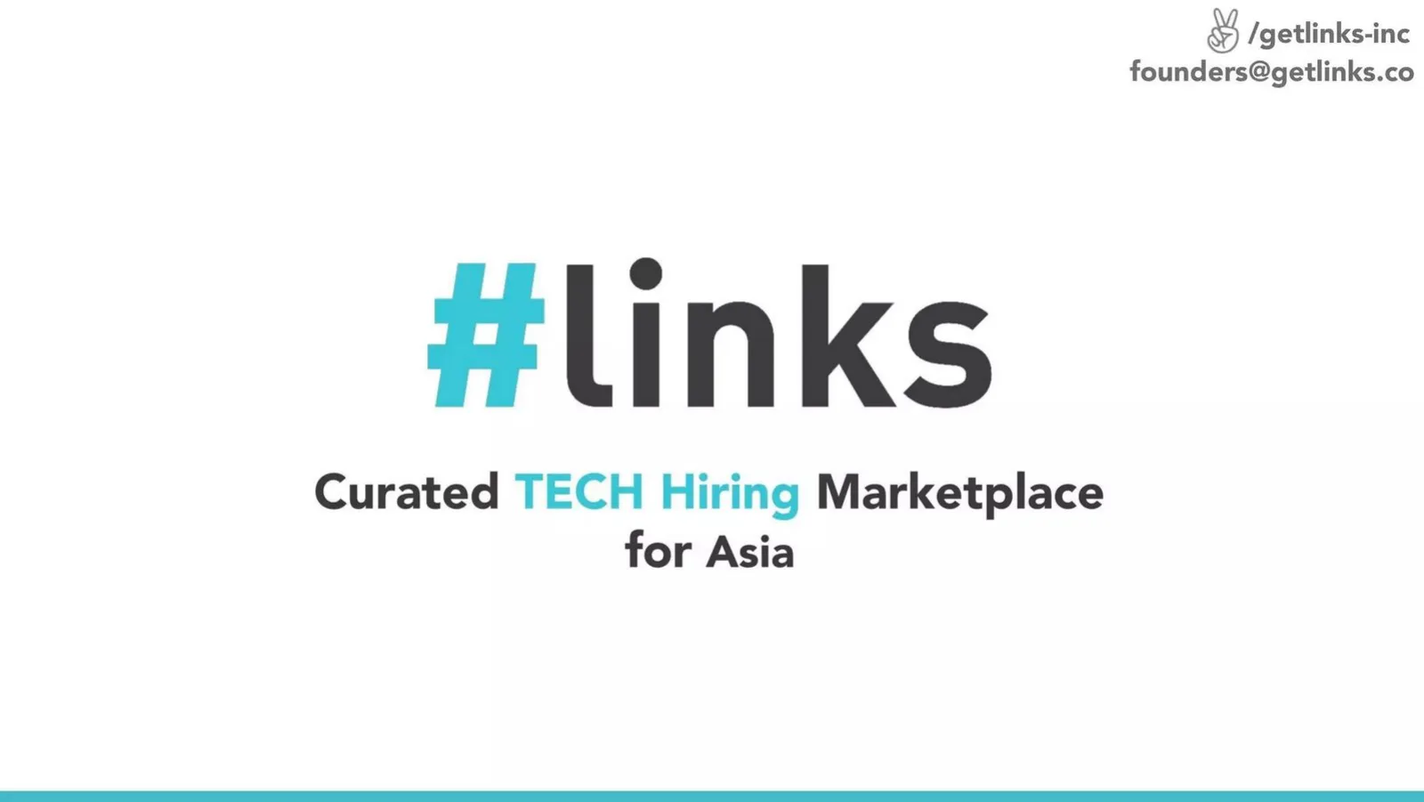 GetLinks pitch deck slide