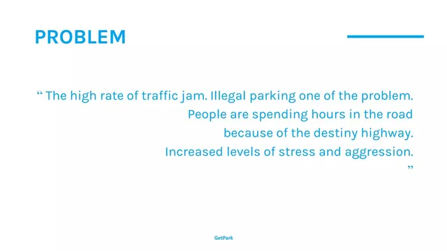 Problem slide 2 from Getpark