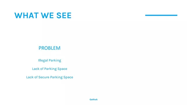 Problem slide 3 from Getpark