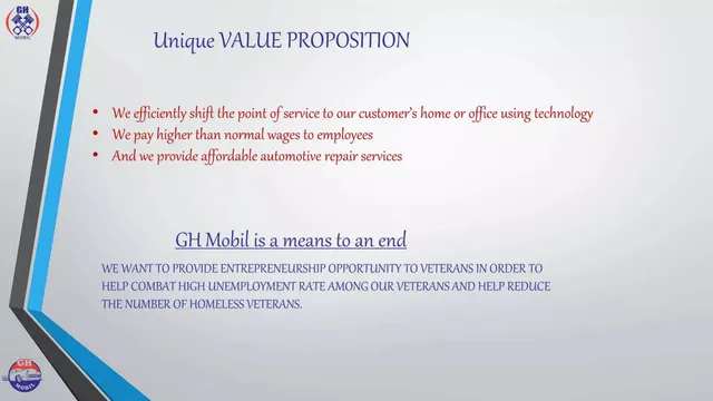Product / solution slide 5 from GH Mobil (Gear Head Mobil)