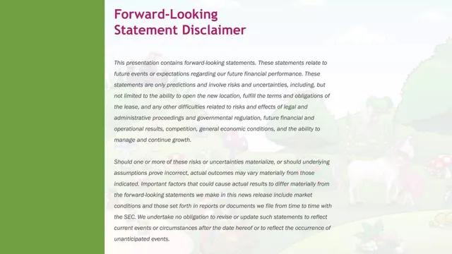 Disclaimer slide 3 from Giggles 'N' Hugs