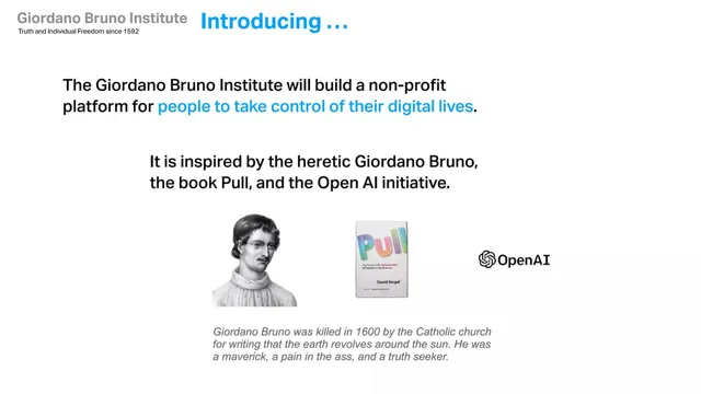 Vision slide 4 from Giordano Bruno Institute