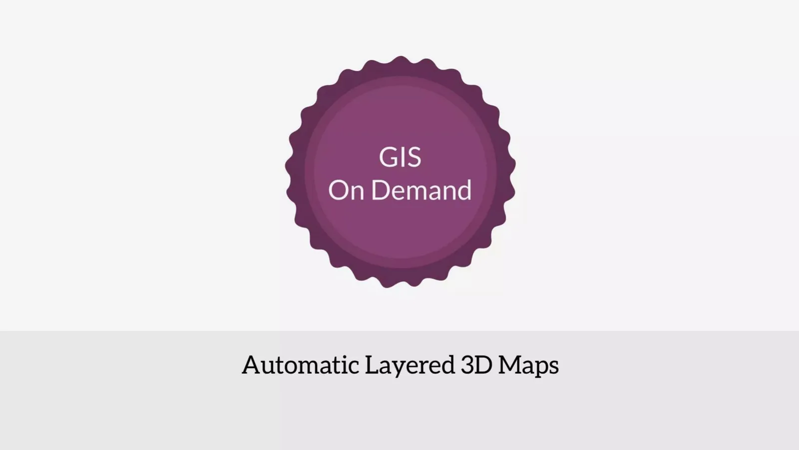 GIS On Demand pitch deck slide