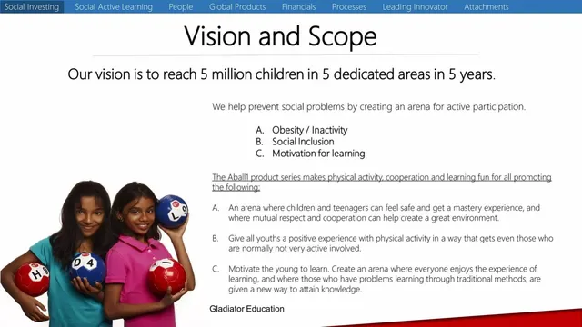 Vision slide 4 from Gladiator Education