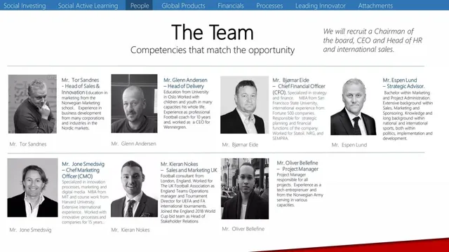 Team slide 11 from Gladiator Education