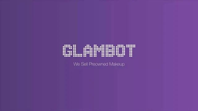 Glambot pitch deck cover