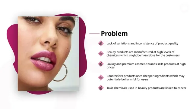 Problem slide 5 from Glamour Cosmetics Beauty Limited