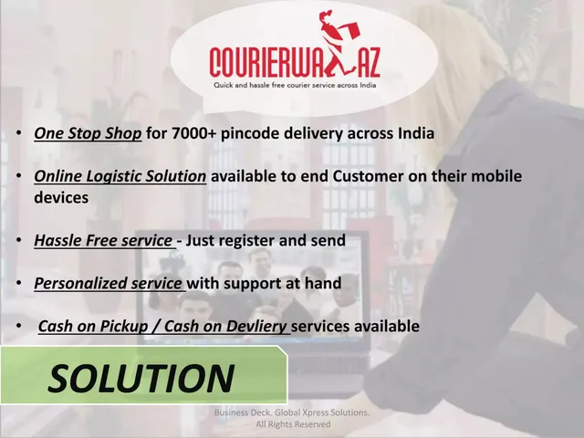 Product / solution slide 8 from Global Xpress Solutions (Courierwaaz)