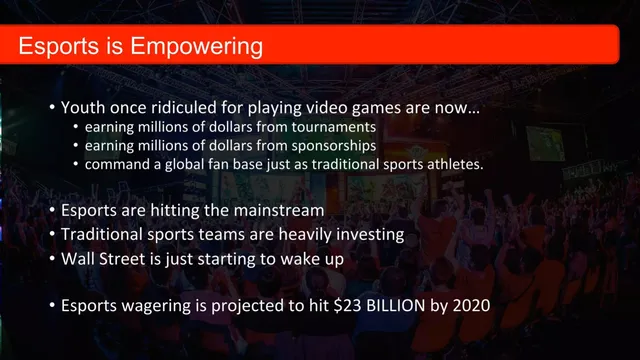 Why now slide 3 from Esports Entertainment Group, Inc. (GMBL)