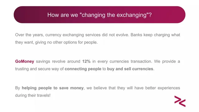 Product / solution slide 3 from GoMoney