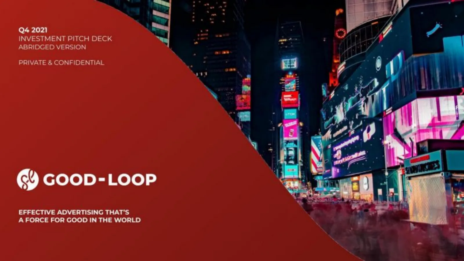 Good Loop pitch deck slide