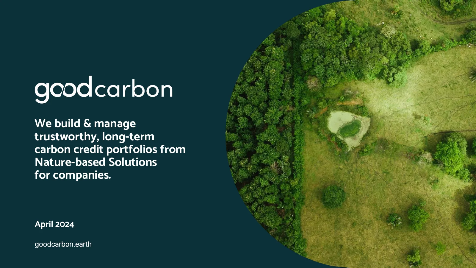 goodcarbon pitch deck slide