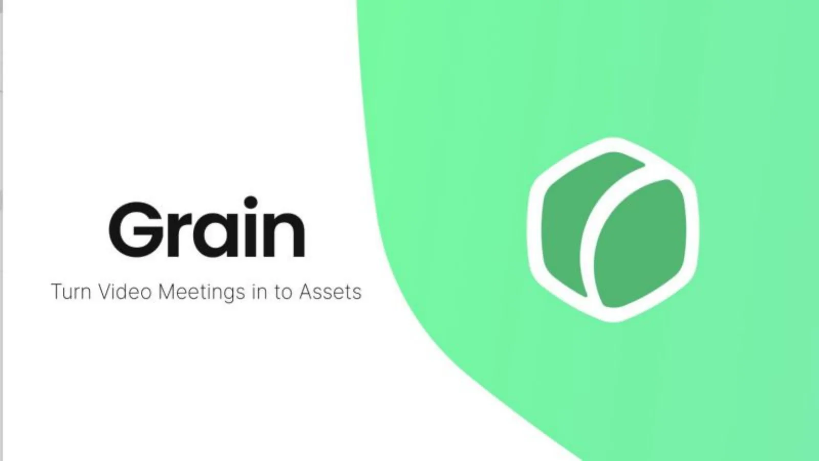 Grain pitch deck slide