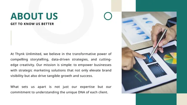 Company overview slide 4 from Thynk Unlimited