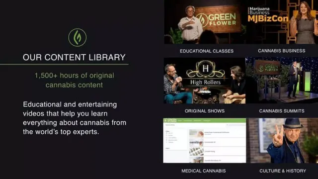 Product / solution slide 6 from Green Flower Media
