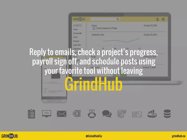 Product / solution slide 6 from GrindHub Revitalized