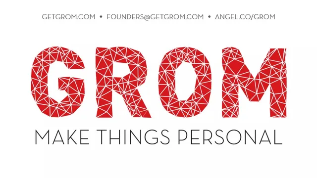 Grom pitch deck cover